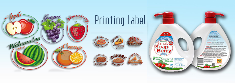 Printed Adhesive Label Sticker