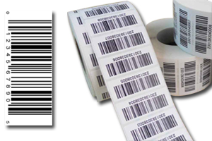 Barcode Printing Adhesive Label Sticker